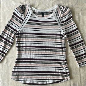 White House Black Market | Striped Top